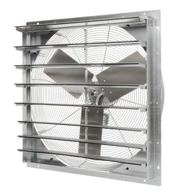 Industrial Exhaust Fan With Shutter
